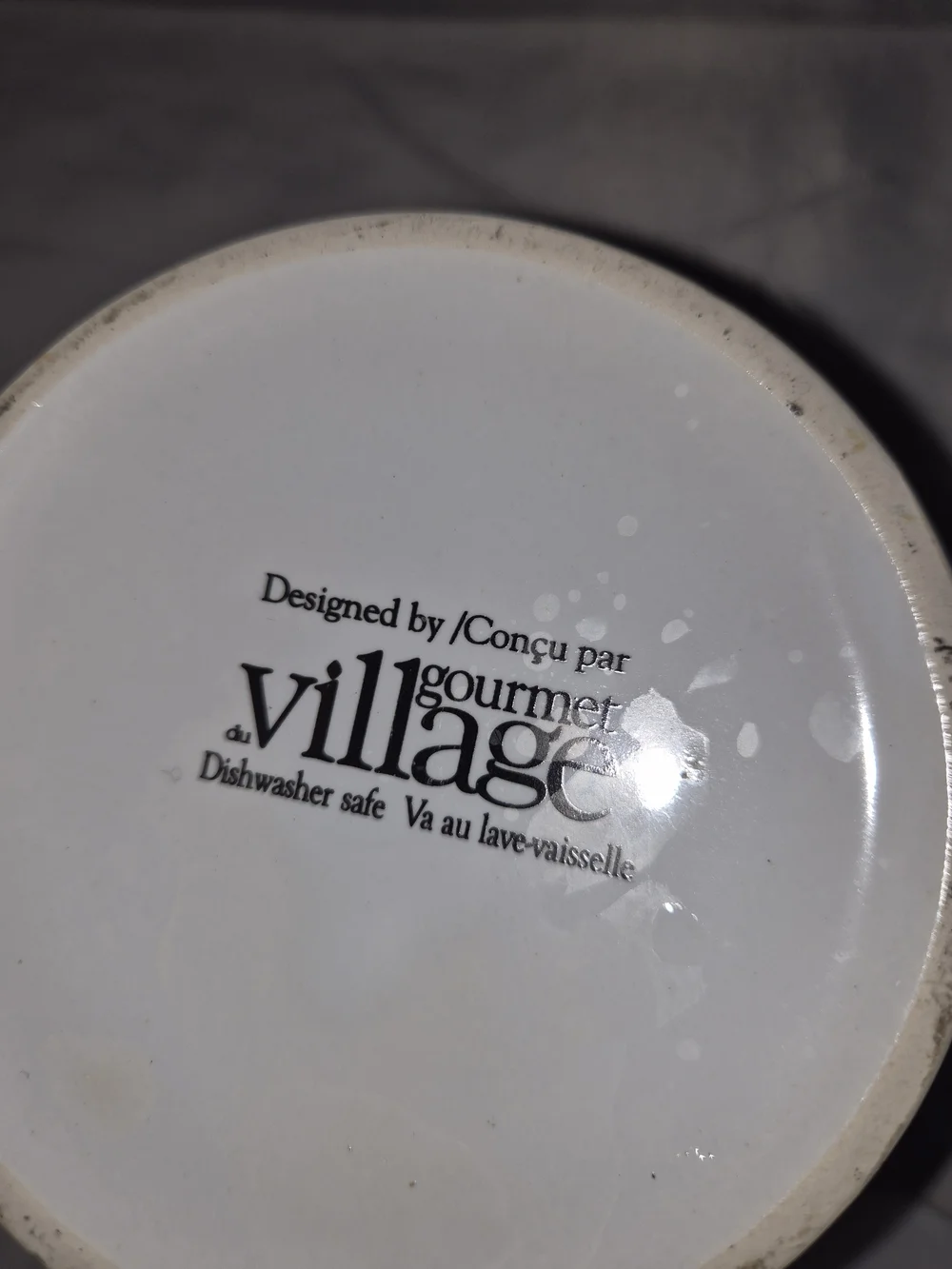 Gourmet Village ceramic dip chiller, designed to keep cold dips fresh